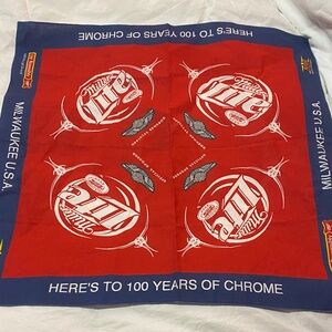 Harley-Davidson Red and Blue Bandana